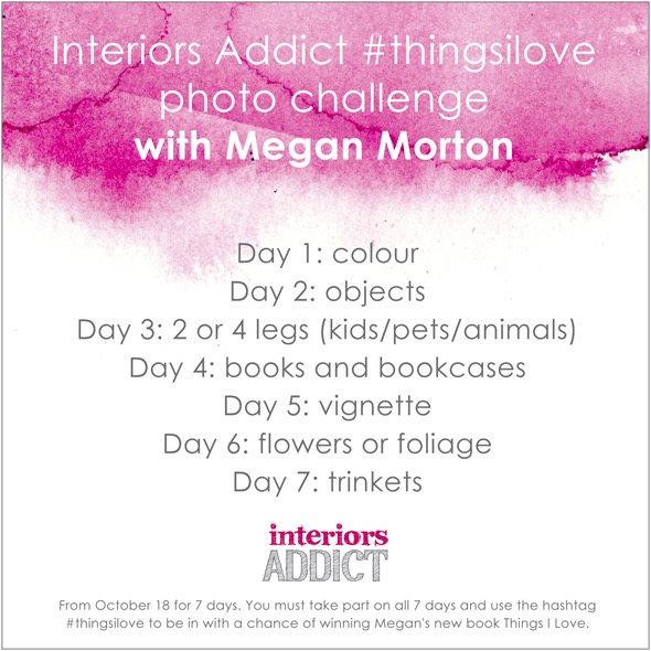 Interiors Addict instagram photo challenge with Megan Morton